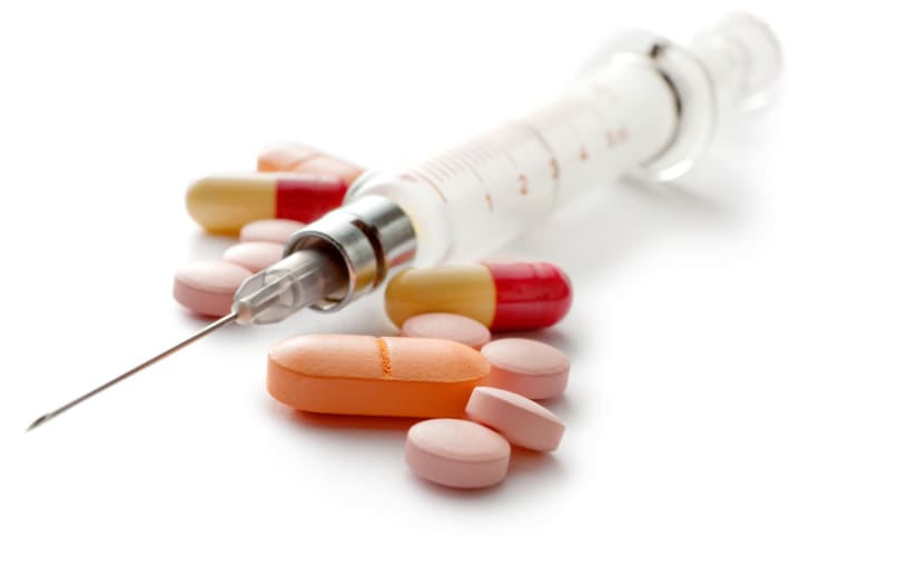 Pile of pills and capsules