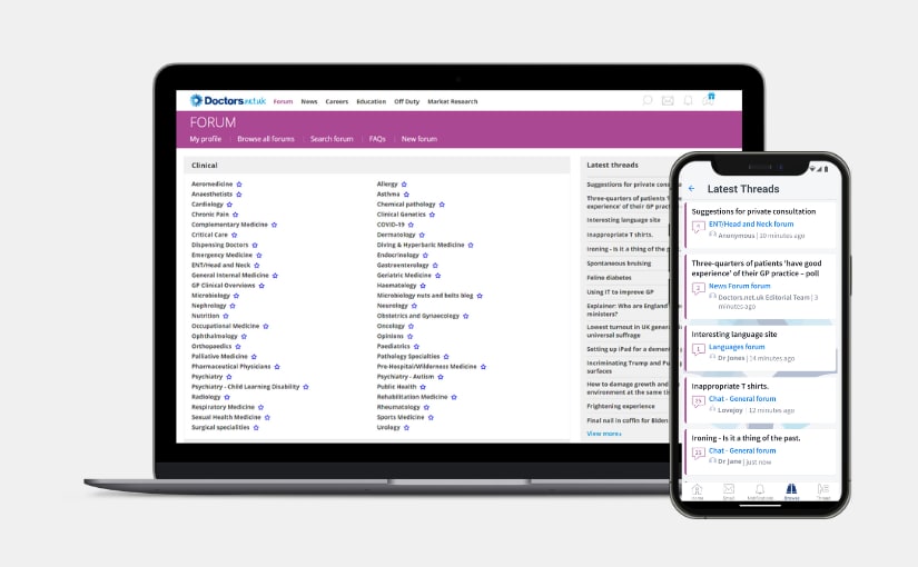 Screenshot of Doctors.net.uk